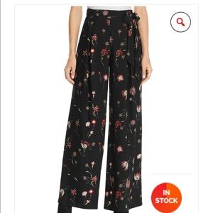 Lost and Wonder Fleur wide leg floral pants XS